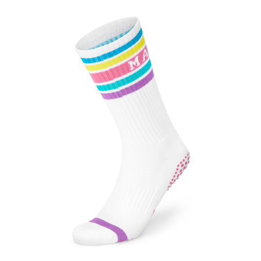 Maya Socks Rainbow Pilates Sock Sports Sock